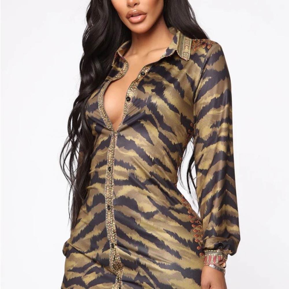 Fashion Nova Wild Day Mini Dress